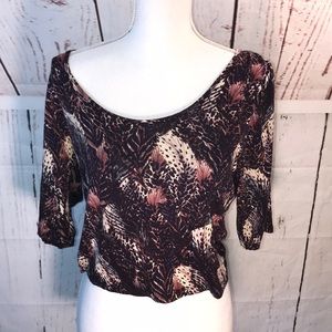 American Rag cie Multi colored 3/4 Sleeve …